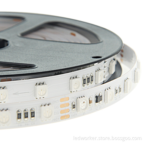 5M and 10M LED Strip Lights 3528 5050 RGB IP20 24V